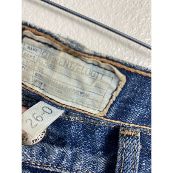 Current Elliott The Elephant Bell Bottom Jeans Women 26 Y2K 90s Western Cowbo26 - Picture 3 of 16